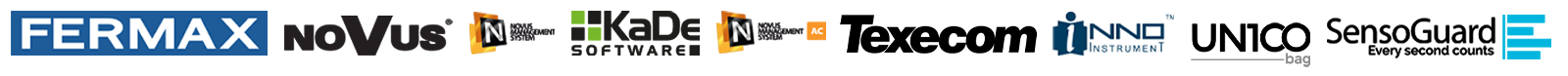 Fermax, Novus, SensoGuard, Inno, Un1co, kade
